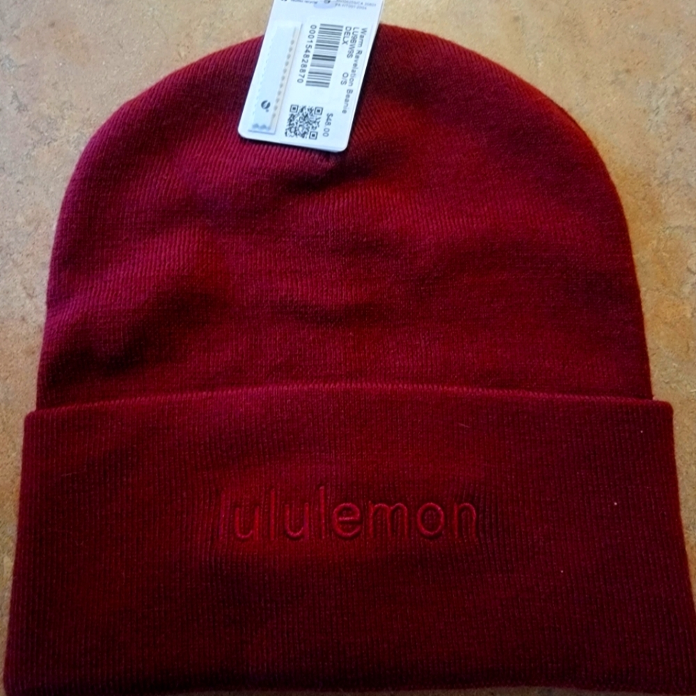 Lululemon Burgundy Beanie